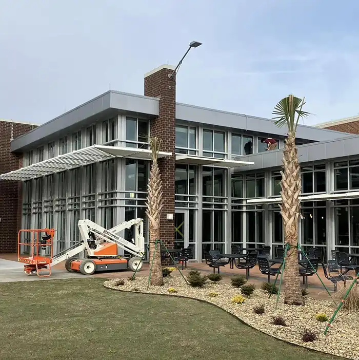 Commercial exterior cleaning in Columbia, SC.