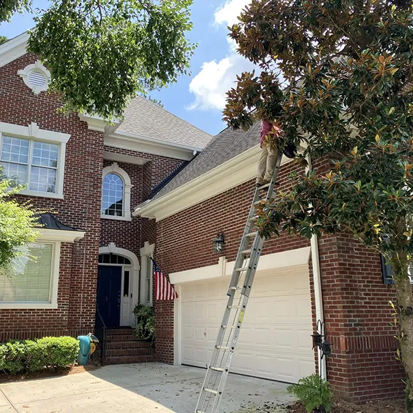Gutter cleaning services in Lexington, SC by Trinity Window Cleaning.